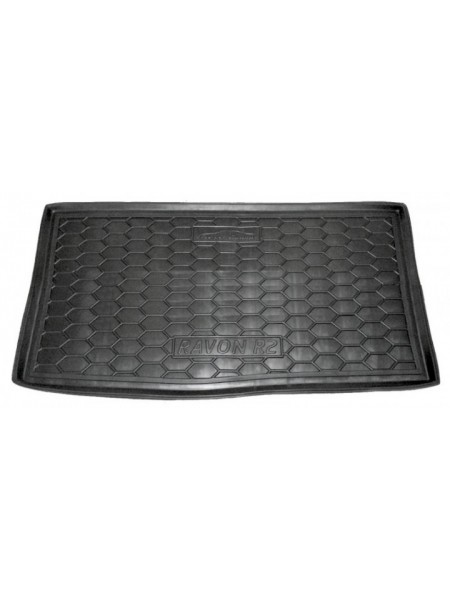 Коврик в багажник для Daewoo Ravon R2 (Spark (2012-)) ( пластик ) ( Avto-Gumm )